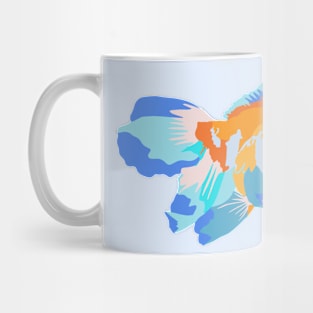 Blue Kawaii Goldfish Mug